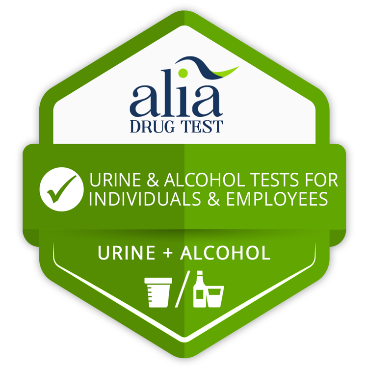 Urine drug and alcohol test commonly used for court, work, or personal testing